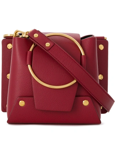 Yuzefi Chunky Chain Shoulder Bag - Red