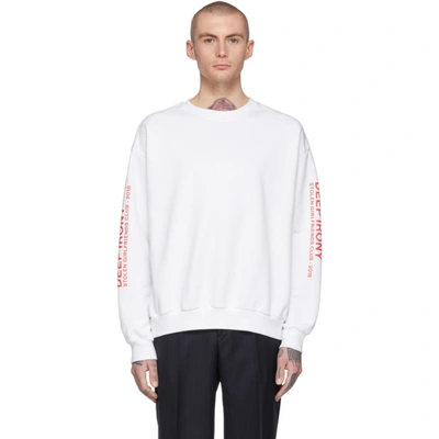 Stolen Girlfriends Club White New Sincerity Sweatshirt