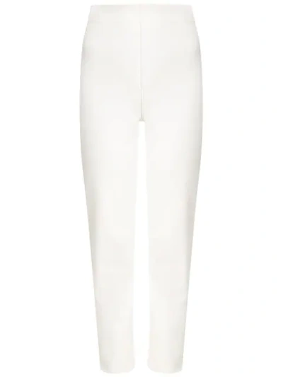 Gloria Coelho Asymmetrical Trousers In White