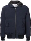 Aztech Mountain Shadow Mountain Bomber Jacket In Blue