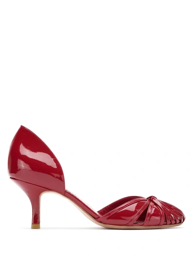 Sarah Chofakian Sarah Pumps In Red