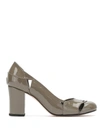 Sarah Chofakian Bruxelas Pumps In Grey