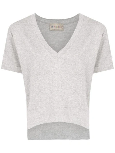 Andrea Bogosian V-neck T-shirt - Grey