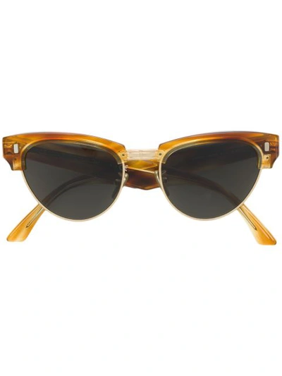 Celine Cat Eye Sunglasses In Brown