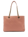 Bottega Veneta - Intrecciato Medium Leather Tote - Womens - Nude