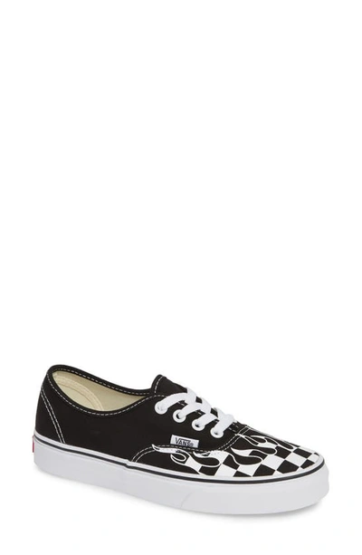 Vans Authentic Sneaker In Black/ Black/ True White