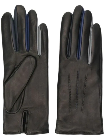Agnelle Cut Out Detailed Gloves - Black