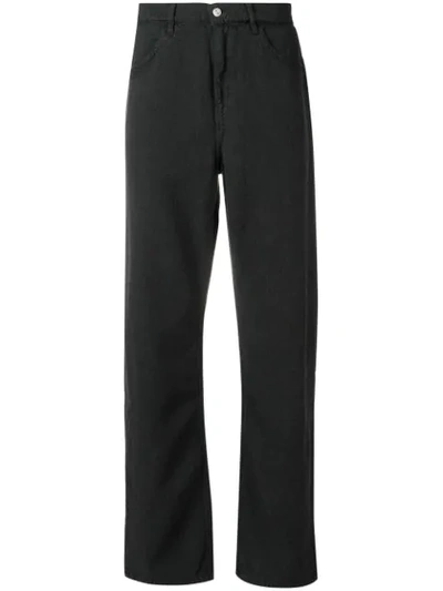 Our Legacy Wide Leg Trousers - Black