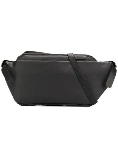 Côte And Ciel Zip Belt Bag In Black