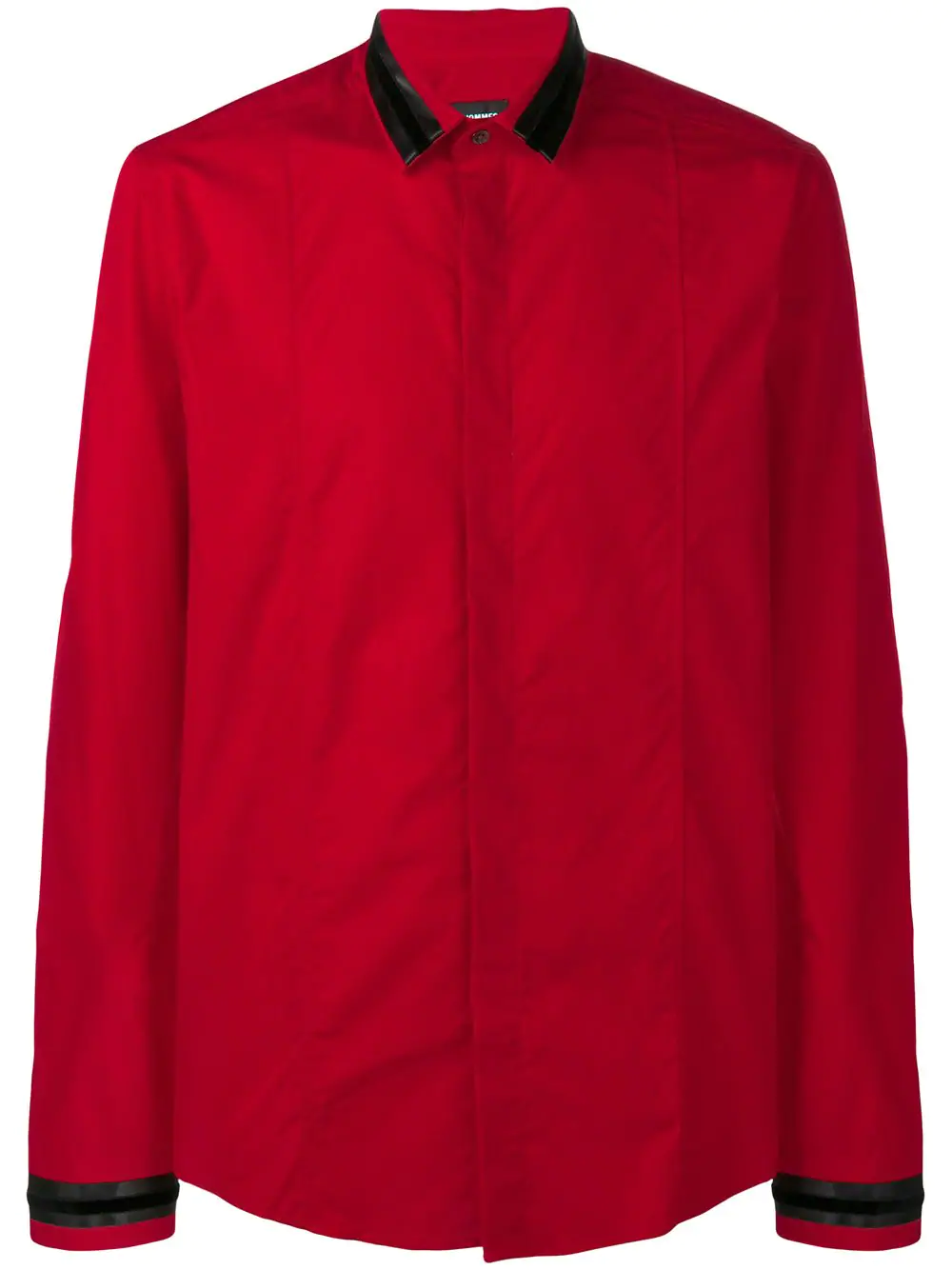 mens long sleeve shirt with contrasting cuffs
