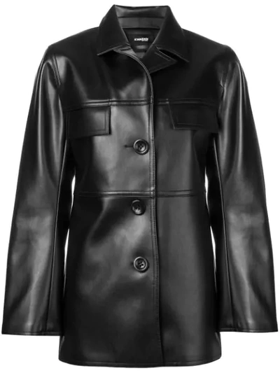 Kwaidan Editions Pointed Collar Jacket In Black