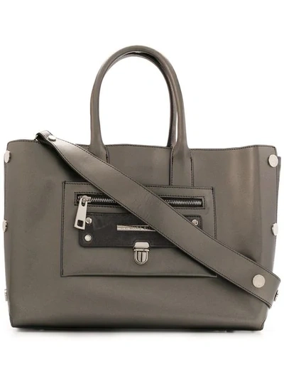 Marc Ellis Ivory Tote Bag - Silver