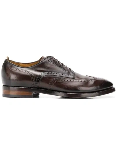 Officine Creative Princeton Shoes In Brown