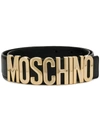 Moschino Logo Belt - Black