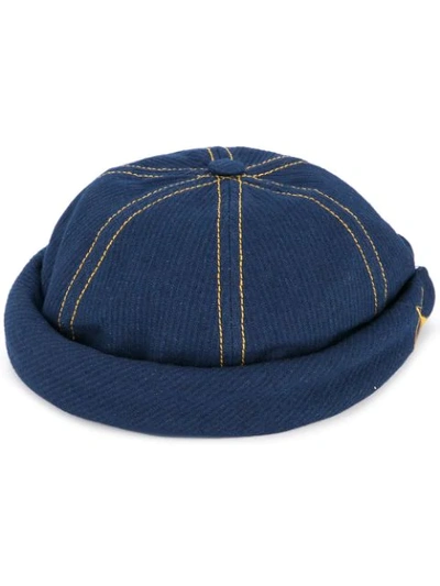 Beton Cire Moussailion Hat In Blue