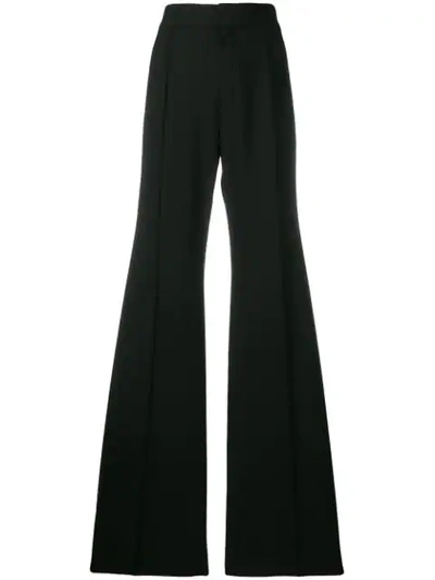 Chloé Super Flare Trousers In 001 Black