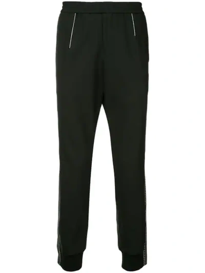 Wooyoungmi Stitched Track Pants - Black