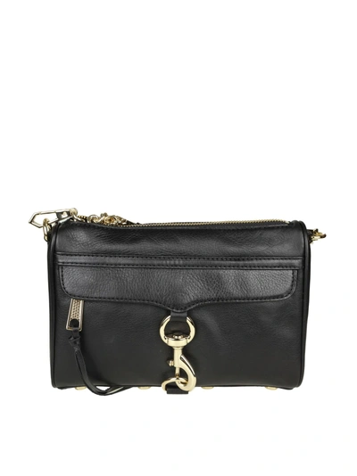 Rebecca Minkoff "mini Mac Crossbody" In Black Leather