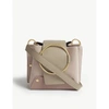 Yuzefi Mini Delila Leather Shoulder Bag In Brown Rose Quartz