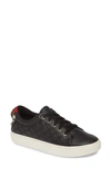 Kurt Geiger Ludo Eagle-embellished Quilted-leather Trainers In Black Leather
