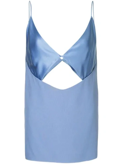 Dion Lee Tessellate Camisole Top In Blue