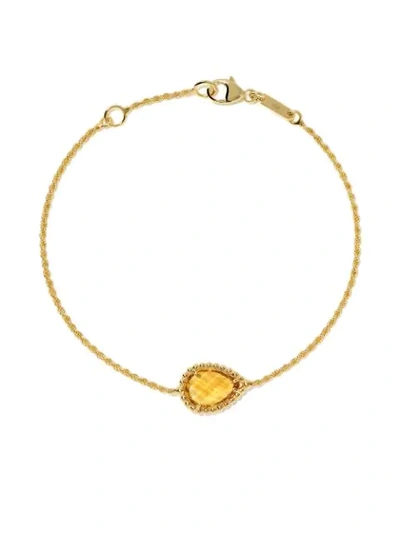 Boucheron 18kt Yellow Gold Serpent Bohème Citrine S Motif Bracelet In Yg