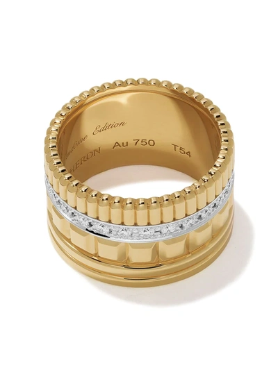 Boucheron 18kt Yellow Gold Diamond Quatre Radiant Ring In Yg