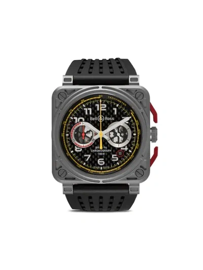 Bell & Ross Br 03-94 R.s.18 42mm In Grey, Black, Red And Yellow