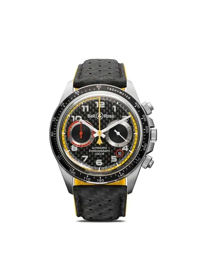 Bell & Ross Br V2-94 R.s.18 41mm In Grey, Black, Red And Yellow