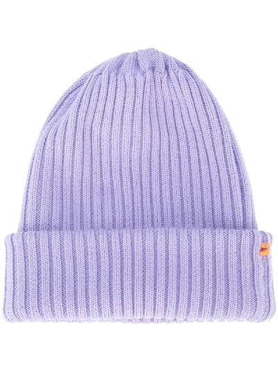 Tibi Lavender Wool Beanie In Purple