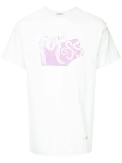 Blouse Hot Mess Print T In White