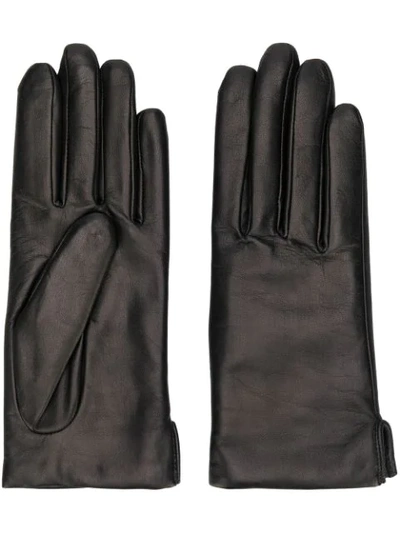 Agnelle Handschuhe Aus Leder - Schwarz In Black