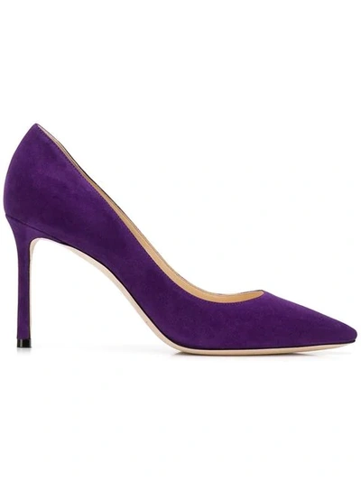 Jimmy Choo Romy 85 Pumps In Purple