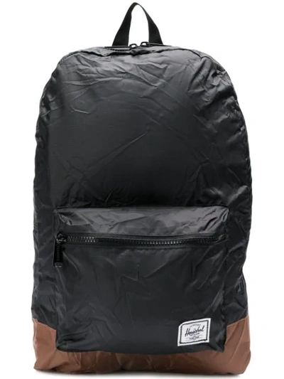 Herschel Supply Co Technical Zipped Backpack In Black
