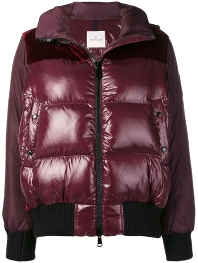 Moncler Classic Padded Jacket - Red
