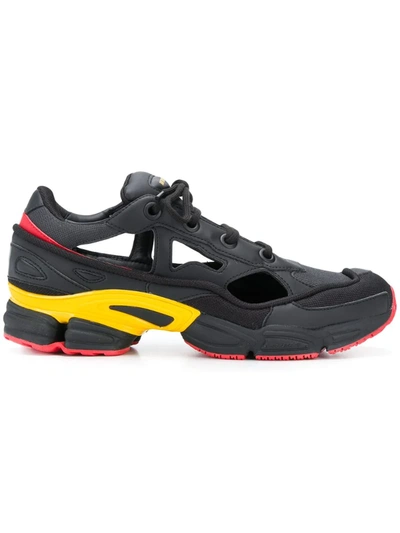 Adidas Originals Black Replicant Ozweego Sneakers By Raf Simons