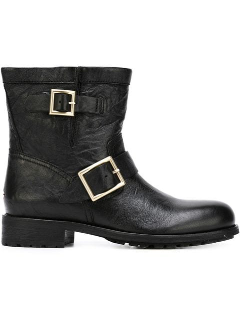 jimmy choo biker boots with fur