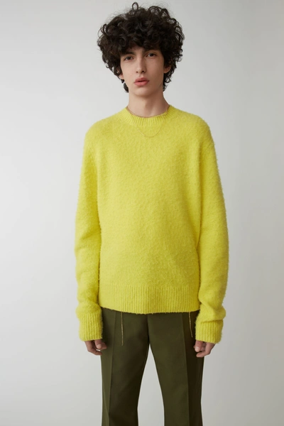 Acne Studios Crewneck Sweater Yellow