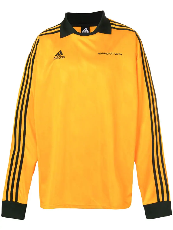 Gosha Rubchinskiy X Adidas Long Sleeve Top In Yellow | ModeSens