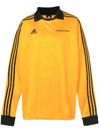 Gosha Rubchinskiy X Adidas Long Sleeve Top In Yellow | ModeSens