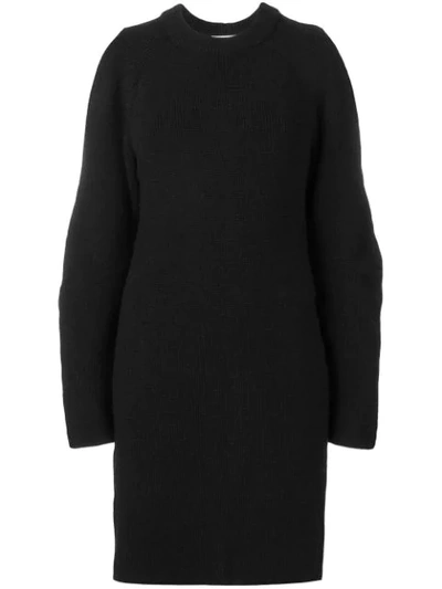 Chloé Cut-out Knit Dress - Black