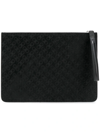 Ferragamo Salvatore  Logo Pouch - Black