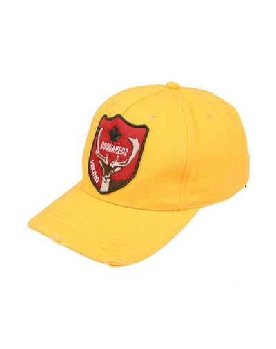 Dsquared2 Hat In Yellow