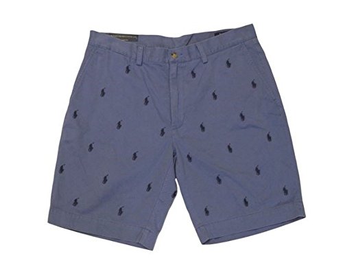 Polo Ralph Lauren Mens Flat Front Twill Casual Shorts In Carson Blue ...