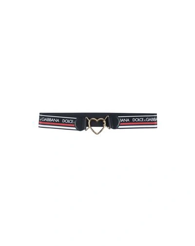 Dolce & Gabbana Belts In Black