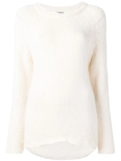 Kristensen Du Nord Round Neck Jumper In Neutrals