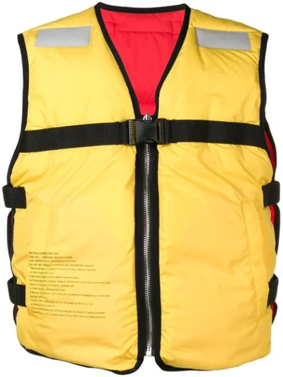 Doublet Life Jacket Padded Vest - Yellow