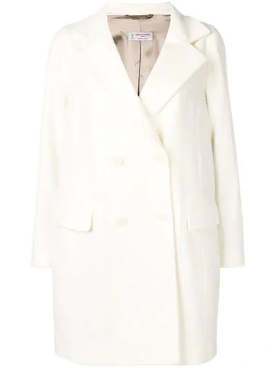 Alberto Biani Double-breasted Coat - White