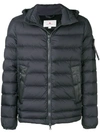 Peuterey Fitted Puffer Jacket In Grey