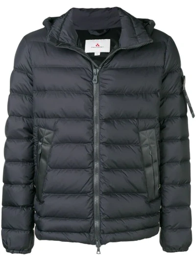 Peuterey Fitted Puffer Jacket In Grey